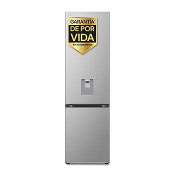 Vista frontal de Frigorífico Combi | LG GBF3202DPY, Door Cooling+, Dispensador de agua, 2,03m, 418 L, Serie 300, Clasificación D, Inox antihuellas