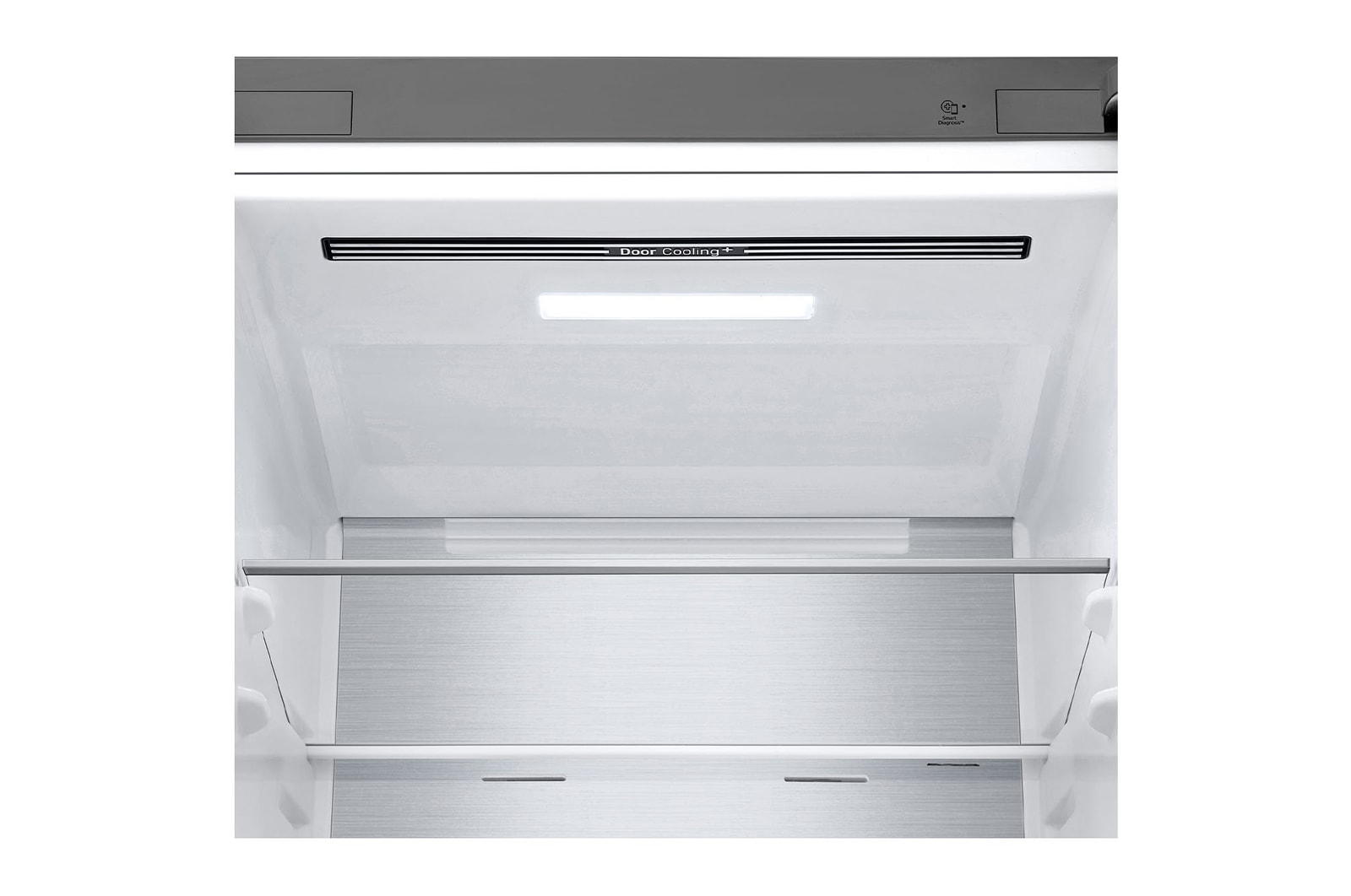 Frigorífico Combi Door Cooling+, 1,86m, Clasificación D, capacidad de 374l, inox antihuellas. Serie 700