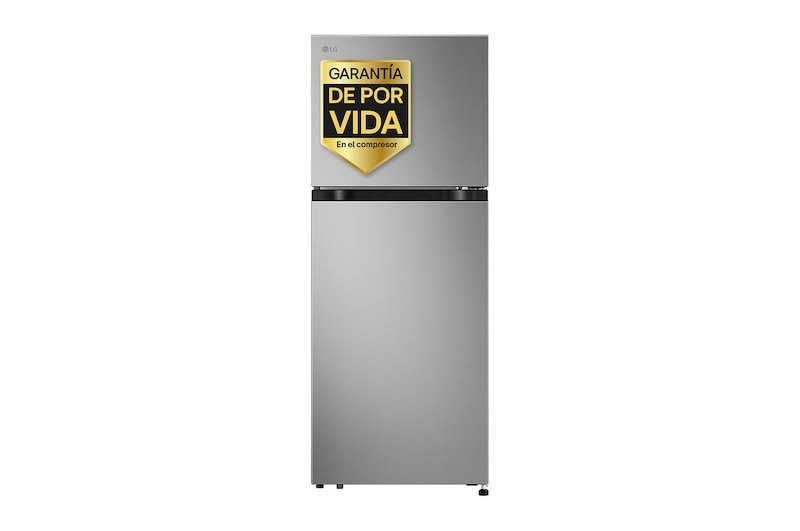 Vista frontal de Frigorífico Dos Puertas | LG GTBV22PYNJ, Total No Frost, 1,45m, Clasificación E, Inox antihuellas GTBV22PYNJ