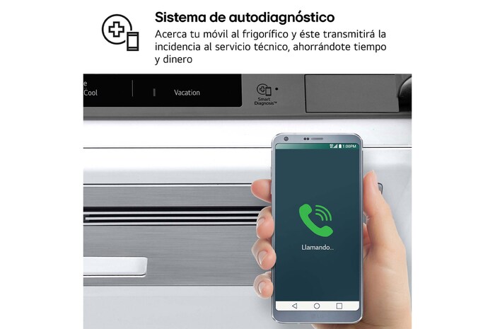 LG Frigorífico Combi Door Cooling+, 2m, Clasificación Un 20% más eficiente que A, capacidad de 419l, acero texturizado antihuellas. Serie 900, GBB92MBB3P