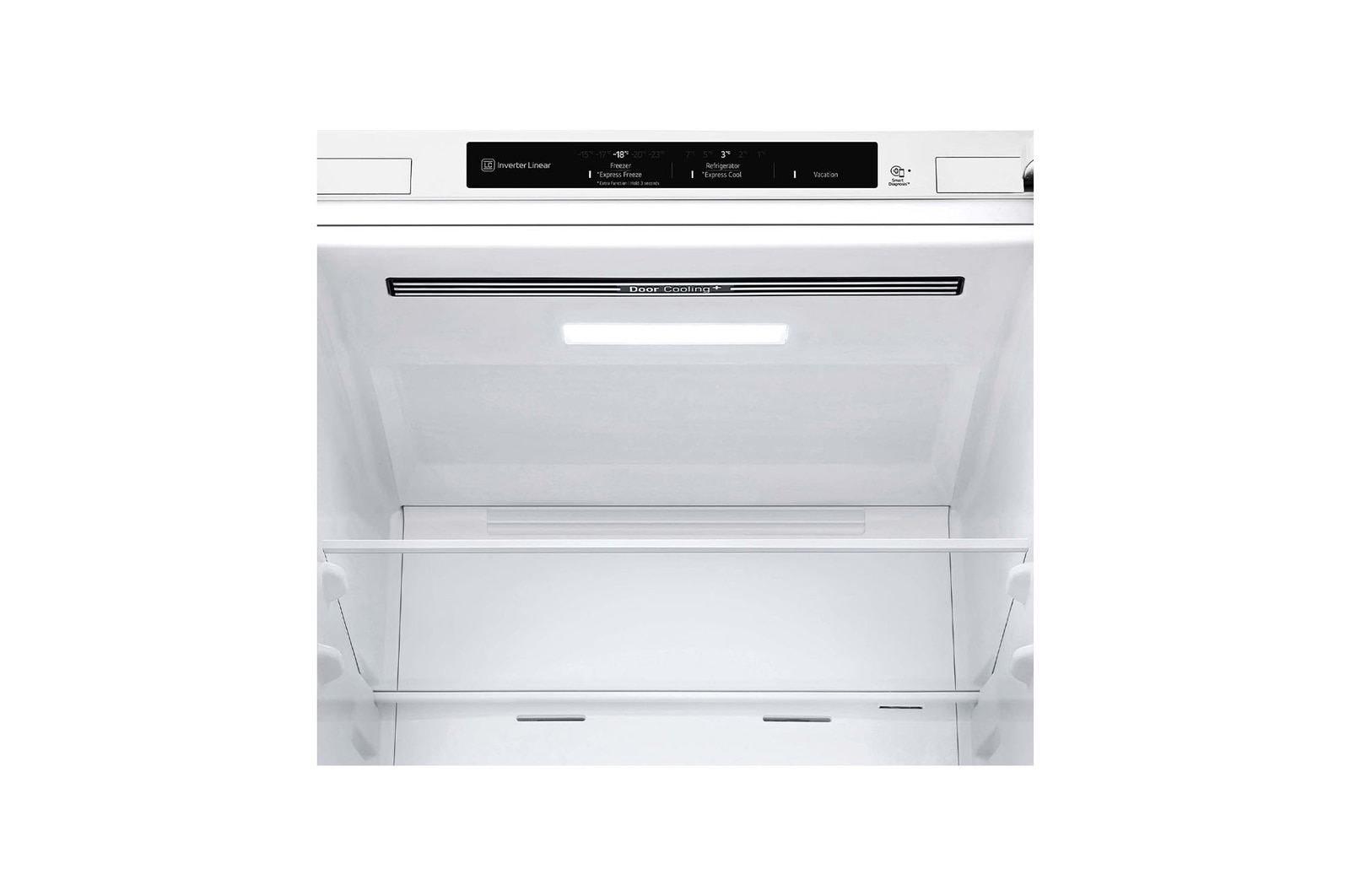LG Frigorífico Combi 2m, Door Cooling Clasificación A, capacidad 419l, Blanco, Serie P-600, GBP62SWNAC