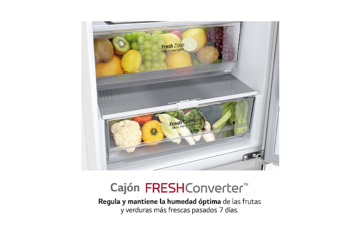 LG Outlet Frigorífico Combi Door Cooling+, 2m, Clasificación C, capacidad de 419l, Blanco, serie P-600, GBP62SWNCN1.OUTLET