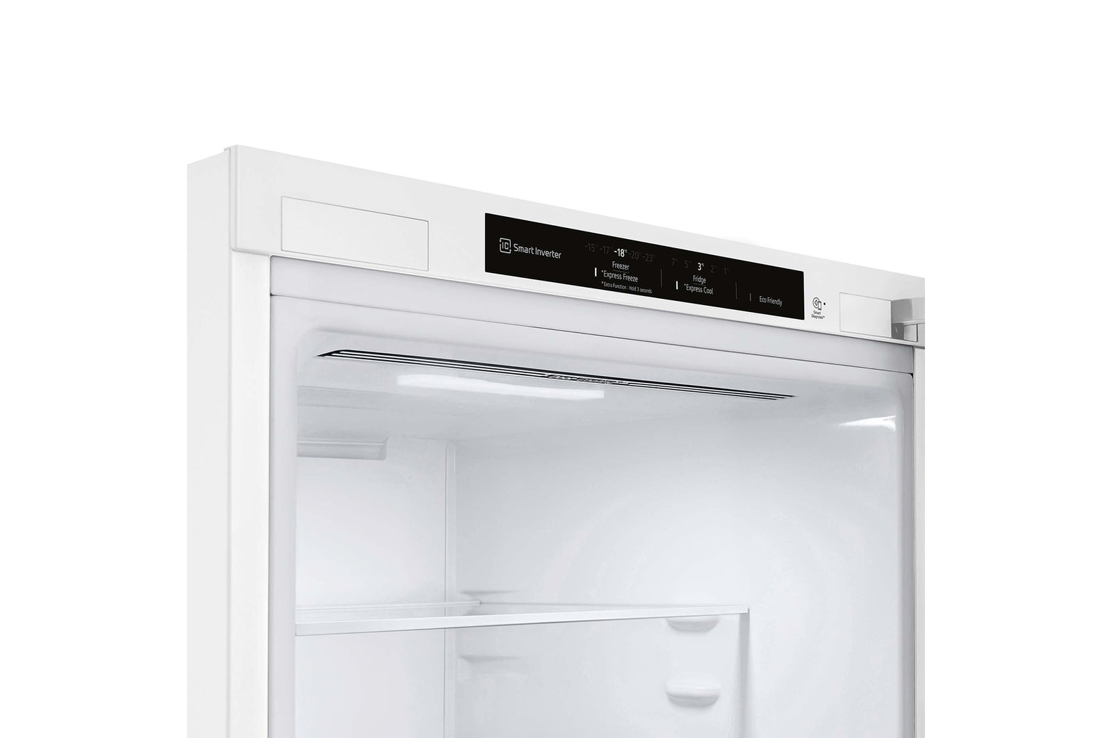 LG Frigorífico Combi Door Cooling+, 2m, Clasificación D, capacidad de 419l, Blanco, serie P-600, GBP62SWNGN