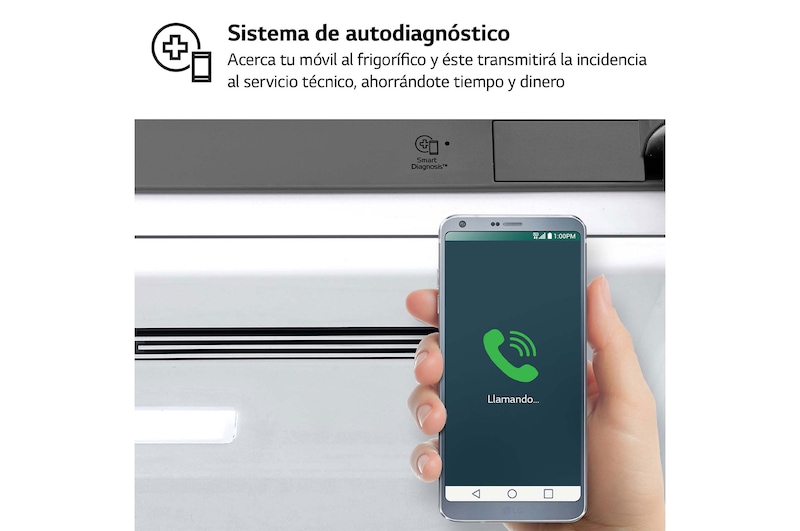 LG Frigorífico Combi Door Cooling+, 2,03m, Clasificación D, capacidad de 419l, blanco. Serie 500, GBV5250EPY, GBV5250EPY