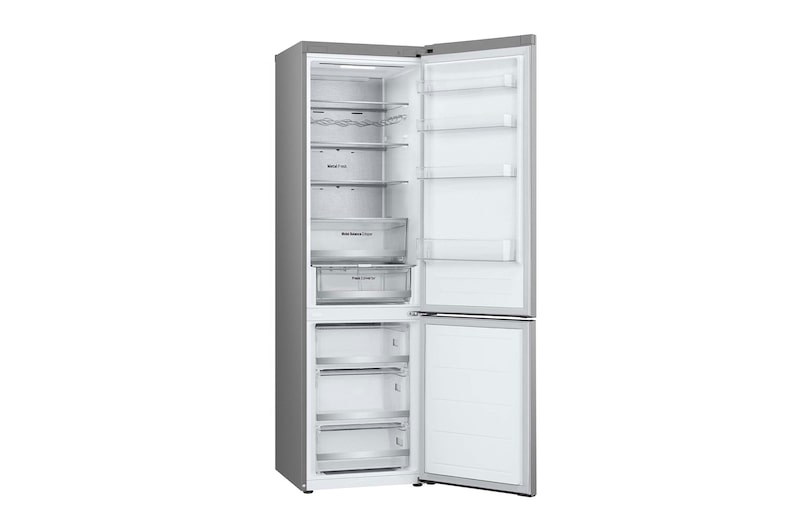 LG Frigorífico Combi Door Cooling+, 2,03m, Clasificación D, capacidad de 419l, blanco. Serie 500, GBV5250EPY, GBV5250EPY