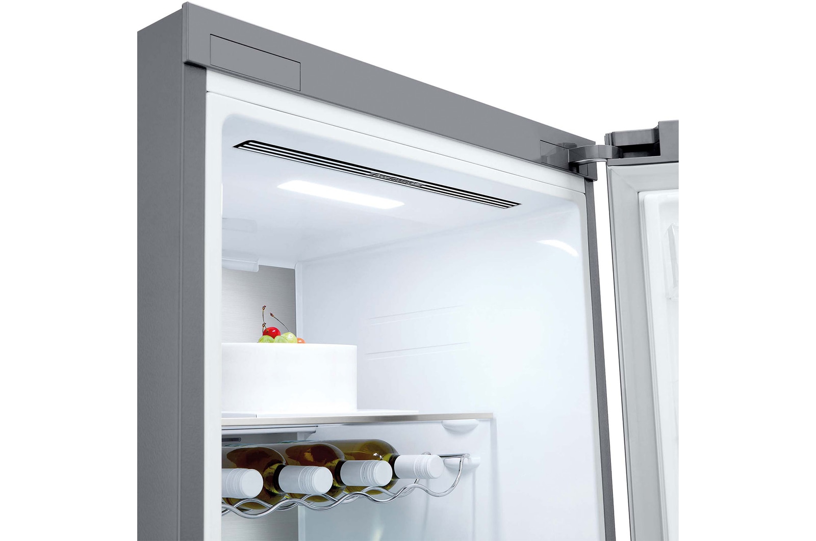 LG Frigorífico 1 puerta Door Cooling, Total No frost, Clasificación D, 413L, Acero inoxidable texturizado, GLM71MBCSF