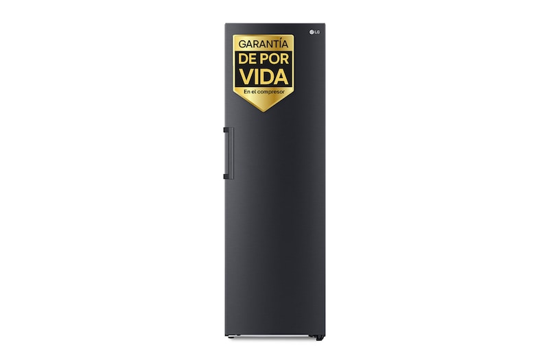 Vista frontal de Outlet Frigorífico Clasificación C, 413L, Acero Negro-grisáceo mate antihuellas GLM71MCCSX.OUTLET