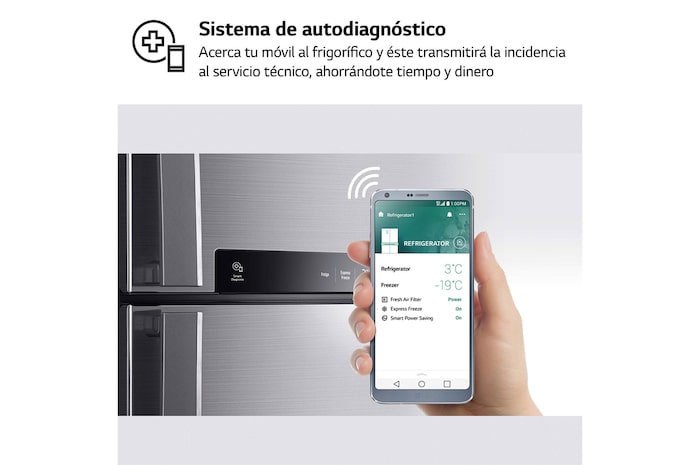 LG Outlet Frigorífico Clasificación C, 413L, Acero Negro-grisáceo mate antihuellas, GLM71MCCSX.OUTLET