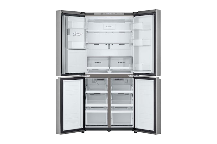 LG Outlet Frigorífico American Combi Ancho 83cm, Clasificación E, 508 L, Inox antihuellas, GML860PYFE.OUTLET