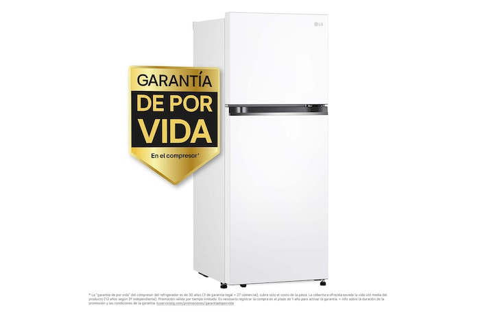 LG Frigorífico Dos Puertas 1,45m, Clasificación E, Total No Frost, Door Cooling - Blanco, GTBV22SWGKD