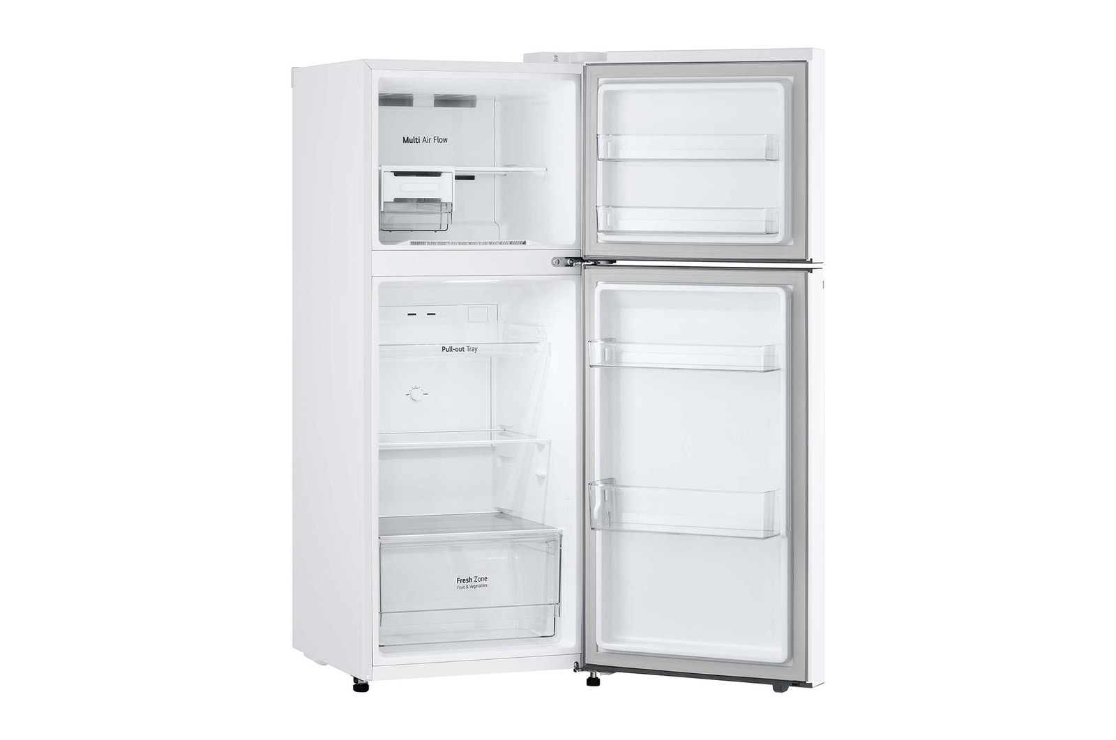 LG Frigorífico Dos Puertas 1,45m, Clasificación E, Total No Frost, Door Cooling - Blanco, GTBV22SWGKD