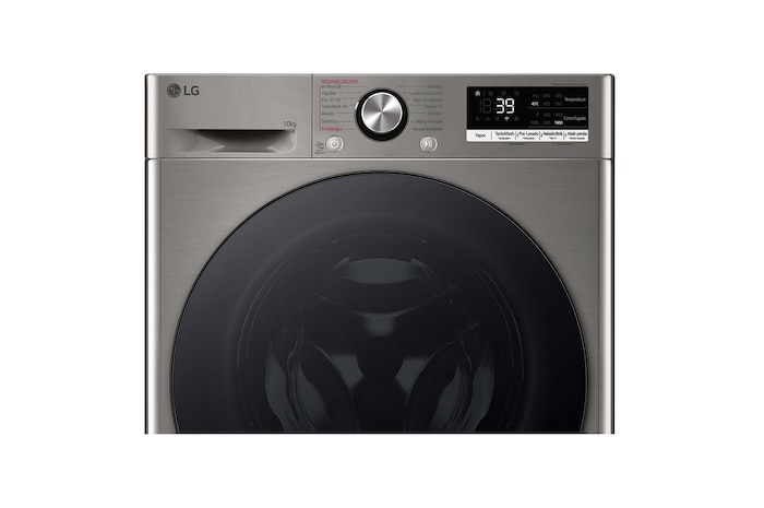 LG Lavadora inteligente AI Direct Drive. TurboWash 360º, Vapor+, 10kg , 1400rpm Un 10% más eficiente que A, Serie 700, F4WR7010AGS.OBSEXC