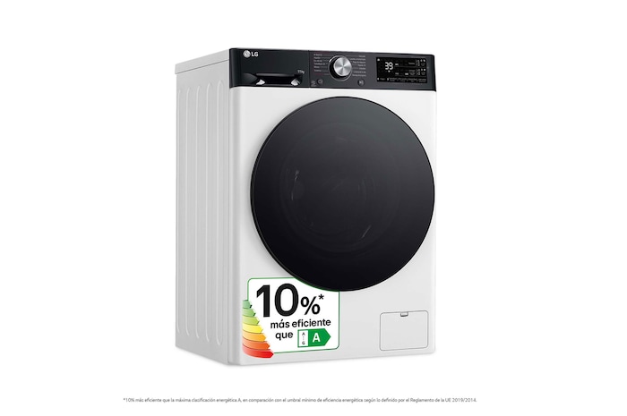 LG Lavadora 11kg , 1400rpm Un 10% más eficiente que A, TurboWash 360º- Dosificador automático detergente, F4WR7511AGH