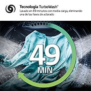 LG Lavasecadora LG SIGNATURE  con bomba de calor, Clase A lavado/A secado, 12kg lavado/7kg secado, 1.600 rpm, Blanca, LSWD100E