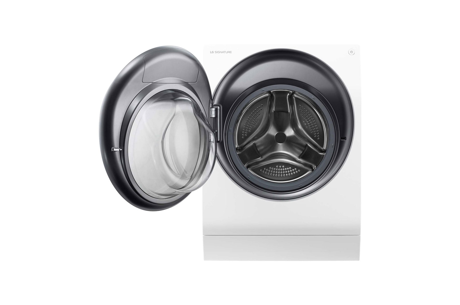 LG Lavasecadora LG SIGNATURE  con bomba de calor, Clase A lavado/A secado, 12kg lavado/7kg secado, 1.600 rpm, Blanca, LSWD100E