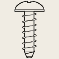 Ilustración de tornillos de madera, 2 piezas