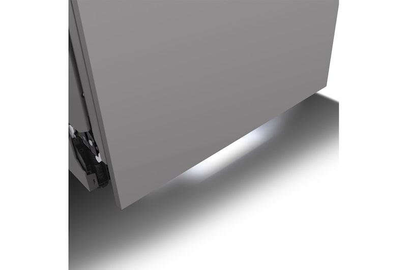 LG Lavavajillas Integrable LG DB5976TXS, QuadWash TM TrueSteam TM , Un 20% más eficiente que A con lavado a vapor y 3º bandeja, serie 500, DB597TXS