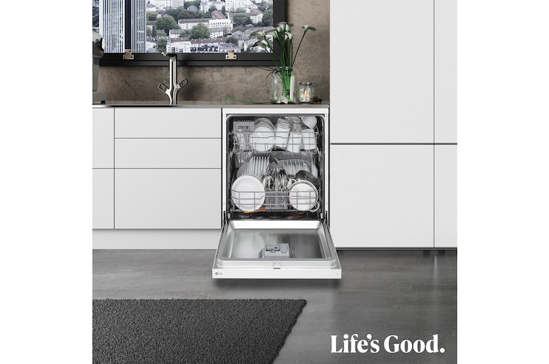 LG Outlet Lavavajillas LG QuadWashTM, Blanco , D, DF142FW.OUTLET