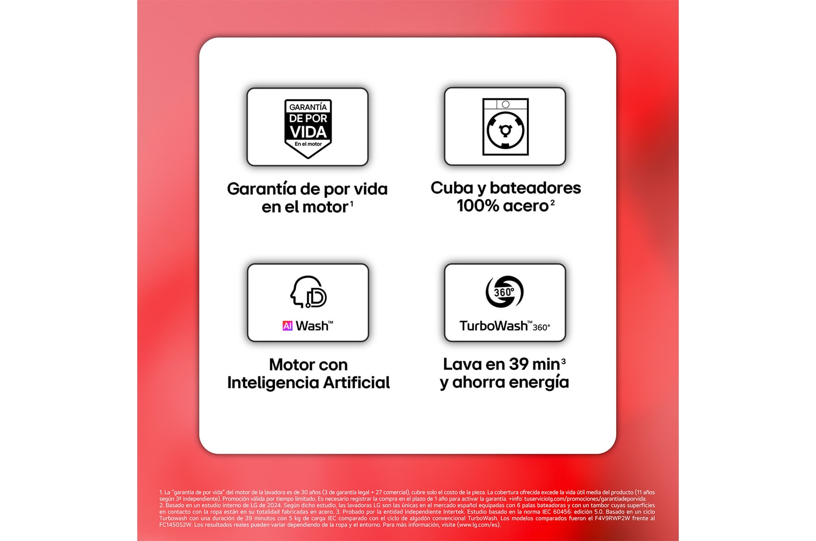 An image showing a washing machine in the living room with an A rating for energy efficiency next to it, consuming 30% less electricity