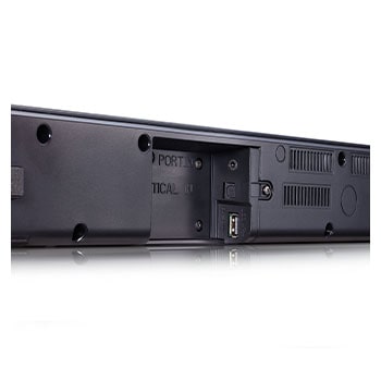 LG Barra de sonido Inteligente LG SQC2 con 300W de potencia y 2.1 canales. Sonido envolvente Dolby Digital con bajos potentes. Conectividad Bluetooth, USB y entrada óptica y App Android / iOS. Completa tu televisor con una barra de sonido con ajuste perfecto para TV de 43", SQC2