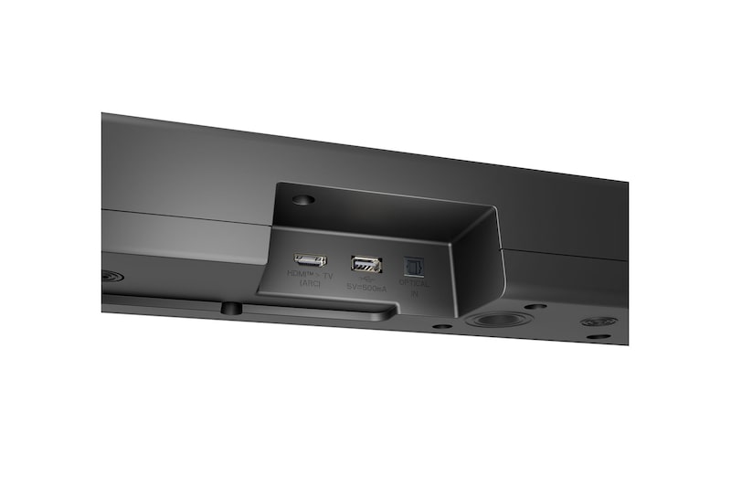 LG Barra de Sonido - LG S60TR, Bluetooth, 440W, 5.1 Canales con subwoofer, altavoces traseros para cine en casa, Dolby Digital, DTS Digital Surround , Negro, S60TR