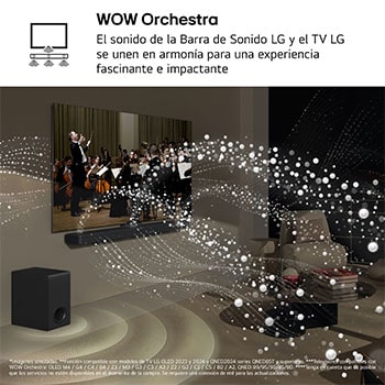 LG Barra de Sonido - LG S95TR, Bluetooth, 810W, 9.1.5 Canales con subwoofer, altavoces traseros para cine en casa, Dolby Atmos, DTS:X, IA Ready, Negro, S95TR