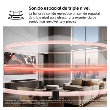 LG Barra de Sonido - LG S95TR, Bluetooth, 810W, 9.1.5 Canales con subwoofer, altavoces traseros para cine en casa, Dolby Atmos, DTS:X, IA Ready, Negro, S95TR