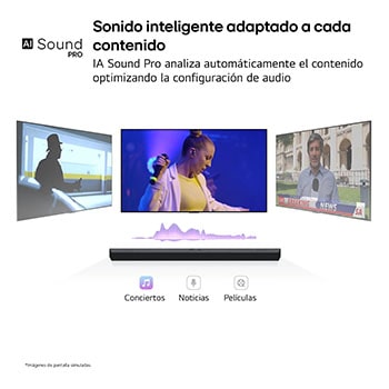 LG Barra de Sonido - LG S95TR, Bluetooth, 810W, 9.1.5 Canales con subwoofer, altavoces traseros para cine en casa, Dolby Atmos, DTS:X, IA Ready, Negro, S95TR