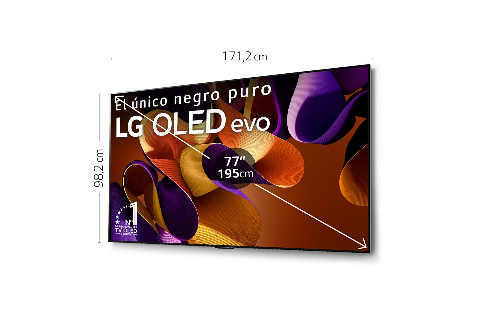 LG Outlet 77 pulgadas Smart TV LG OLED evo AI G4 4K 2024, OLED77G45LW.OUTLET