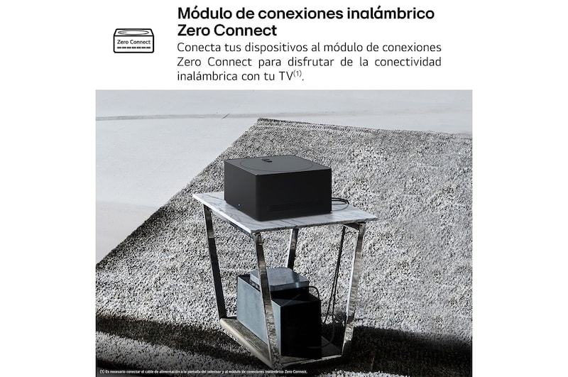 LG Primer televisor verdaderamente inalámbrico LG OLED evo AI M4 de 77 pulgadas con vídeo de 4K 144Hz con transferencia de audio , OLED77M49LA