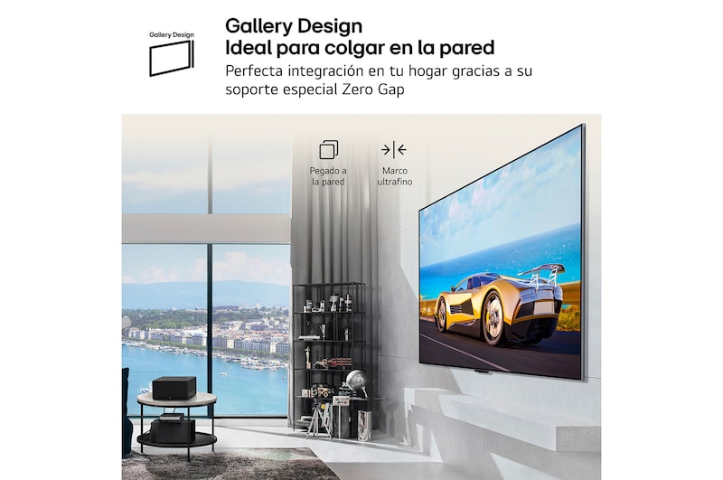 LG Primer televisor verdaderamente inalámbrico LG OLED evo AI M4 de 77 pulgadas con vídeo de 4K 144Hz con transferencia de audio , OLED77M49LA