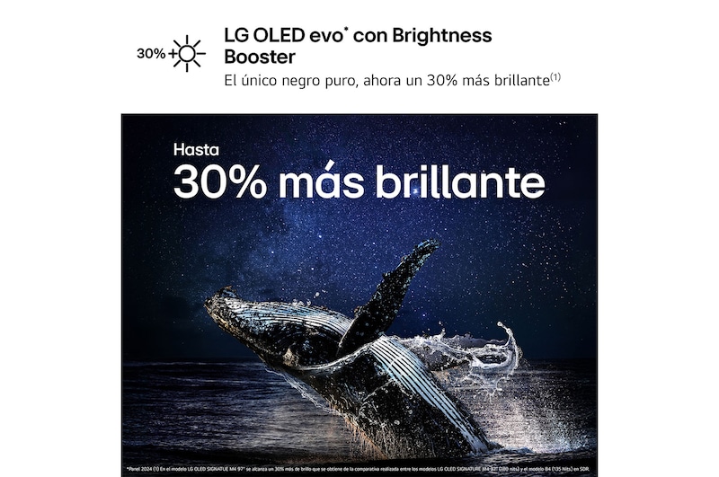 LG Televisor LG SIGNATURE OLED M4 True Wireless de 97 pulgadas con vídeo con transferencia de audio en 4K 120 Hz , OLED97M49LA