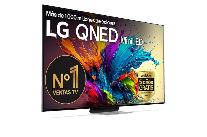 LG 75 pulgadas Smart TV LG QNED MiniLED QNED91 AI 4K 2024, 75QNED91T6A