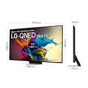 LG 75 pulgadas Smart TV LG QNED MiniLED QNED91 AI 4K 2024, 75QNED91T6A
