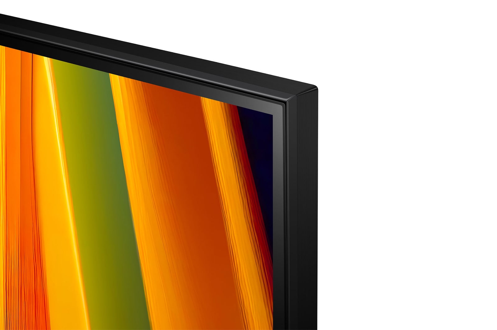 Close-up of the top edge of LG UHD TV, 98UT90