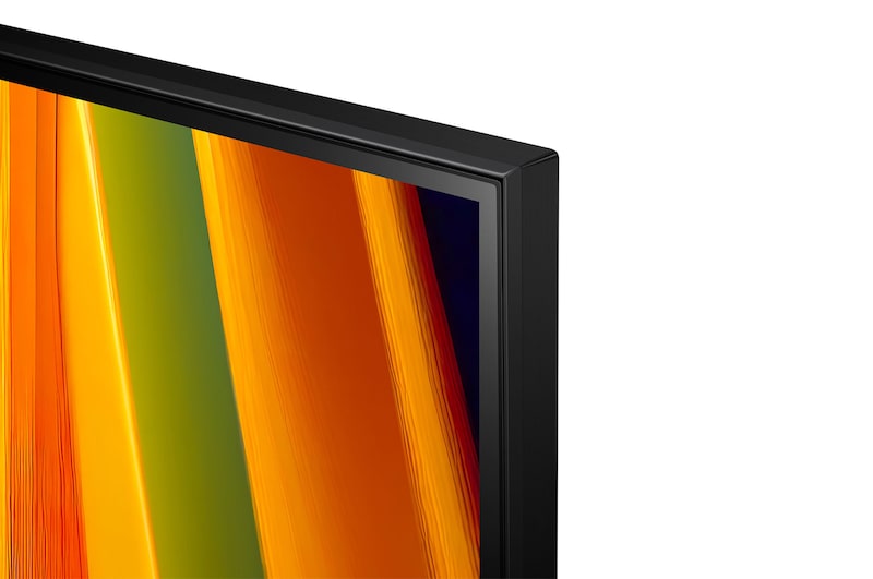 Close-up of the top edge of LG UHD TV, 98UT90
