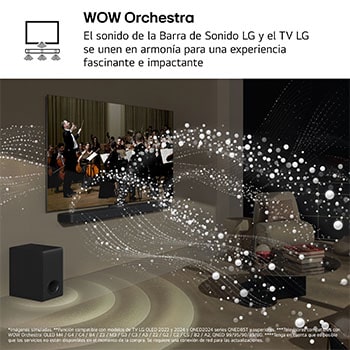 LG Barra de Sonido - LG S70TR, Bluetooth, 500W, 5.1.1 Canales con Subwoofer, altavoces traseros para cine en casa, Dolby Atmos, DTS:X, Negro, S70TR.DESB