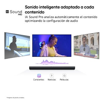 LG Barra de Sonido - LG S70TR, Bluetooth, 500W, 5.1.1 Canales con Subwoofer, altavoces traseros para cine en casa, Dolby Atmos, DTS:X, Negro, S70TR.DESB