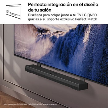 LG Barra de sonido para TV - LG S70TY, Bluetooth, 400W, 3.1.1 Canales con subwoofer, Dolby Atmos, DTS:X, Negro, S70TY.DESB