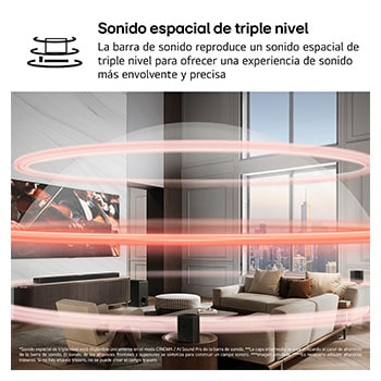 LG Barra de sonido para TV - LG S70TY, Bluetooth, 400W, 3.1.1 Canales con subwoofer, Dolby Atmos, DTS:X, Negro, S70TY.DESB