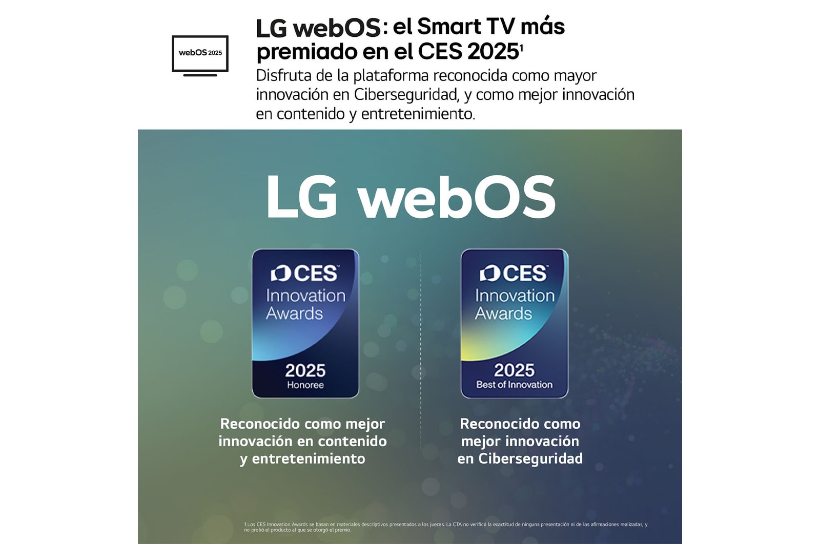 Estrena Smart TV webOS cada año, el Nº1 en ventas