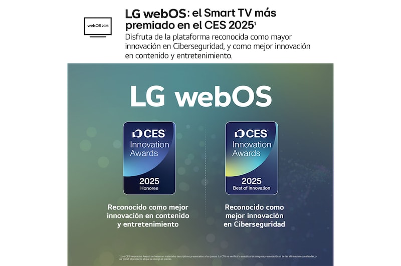 Estrena Smart TV webOS cada año, el Nº1 en ventas