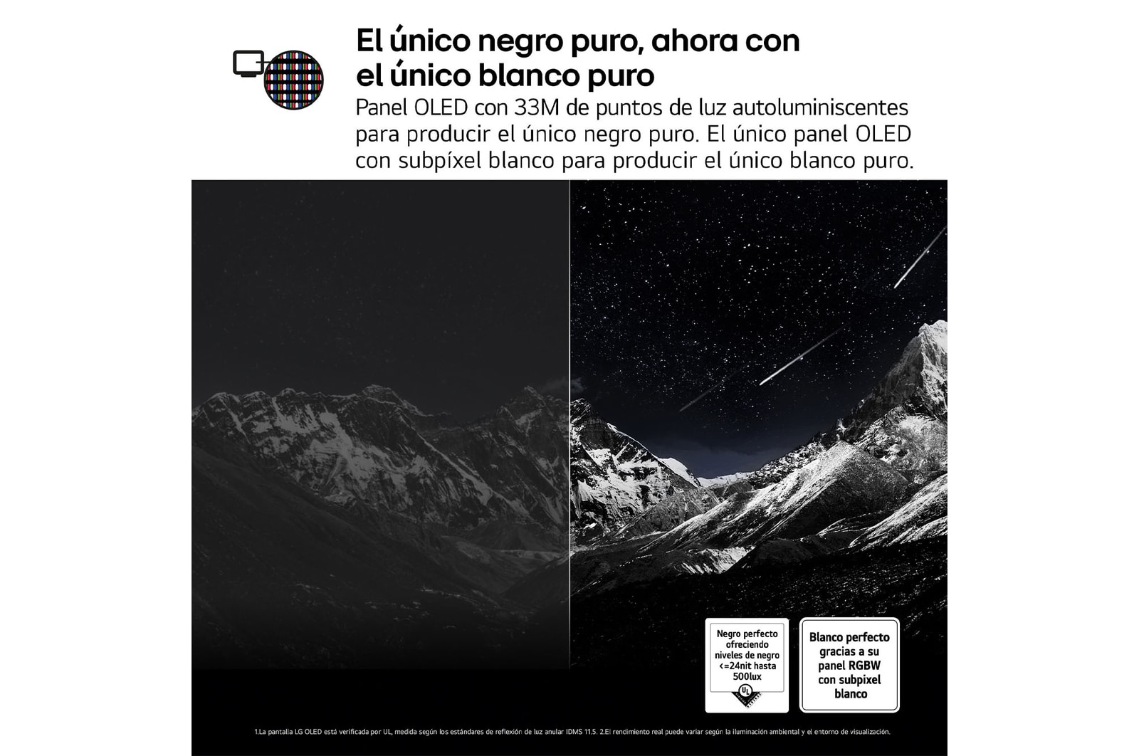 Vista posterior del televisor LG OLED evo AI C5E 4K Smart TV.