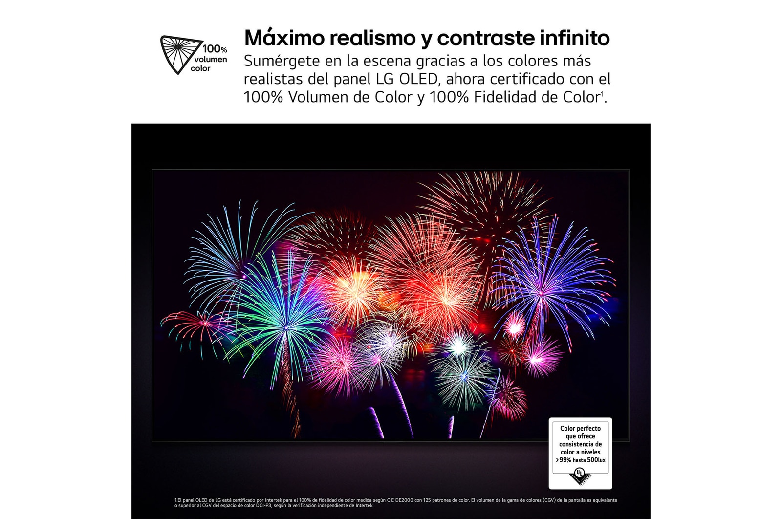 Vista lateral del televisor LG OLED evo AI C5E 4K Smart TV.