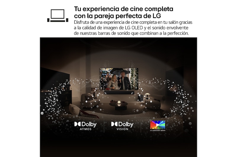 LG Smart TV LG OLED evo AI G5 83 pulgadas 4K 2025, OLED83G55LW.OUTLET