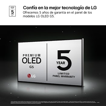 LG Smart TV LG OLED evo AI G5 83 pulgadas 4K 2025, OLED83G55LW.OUTLET