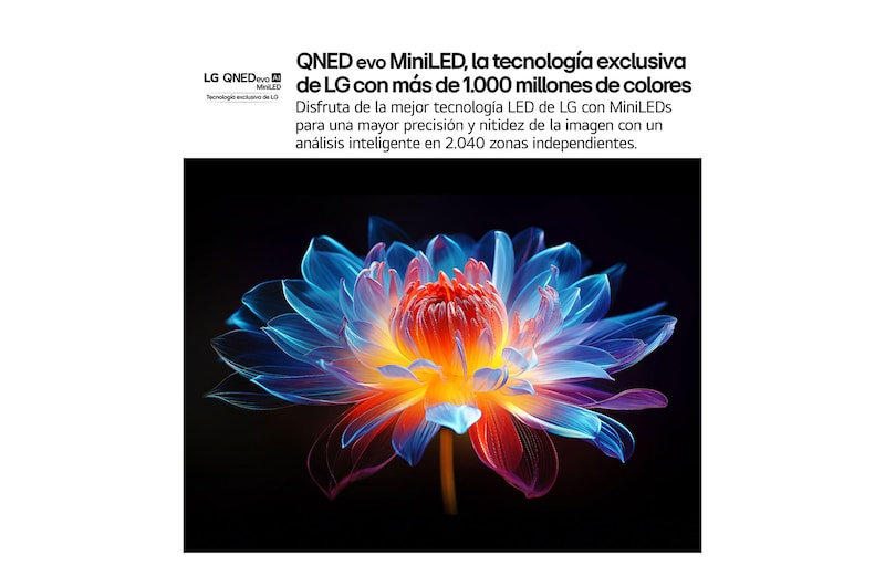 The alpha 8 AI Processor Gen2 lights up orange and pink, and colorful bolts of light shoot out from it. The title talks about how the processor delivers 4K quality, stunning color and brightness. Image text reads approximately 1.7 times NPU greater Al Neural Processing and 1.4 times CPU Faster Operation.