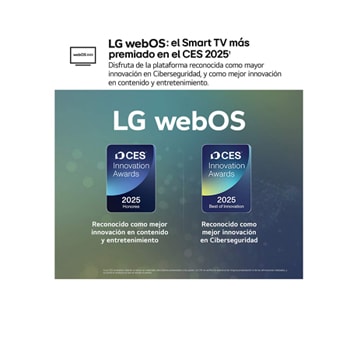 Un televisor LG TV con un primer plano del mando a distancia AI Magic Remote de LG. El botón AI está resaltado y en un globo de texto se puede leer “sugiéreme una película que me guste”. En pantalla podemos ver el ícono del usuario E, demostrando así cómo AI Voice ID ha sido capaz de identificar qué usuario era y de darle recomendaciones personalizadas con tan solo oír su voz.