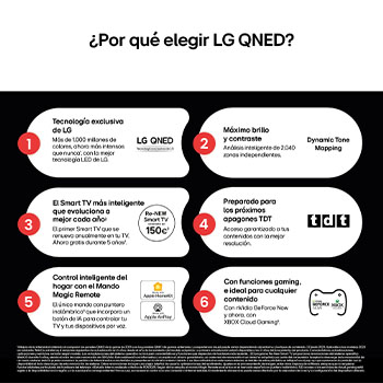 Left-facing side view of LG QNED82 TV