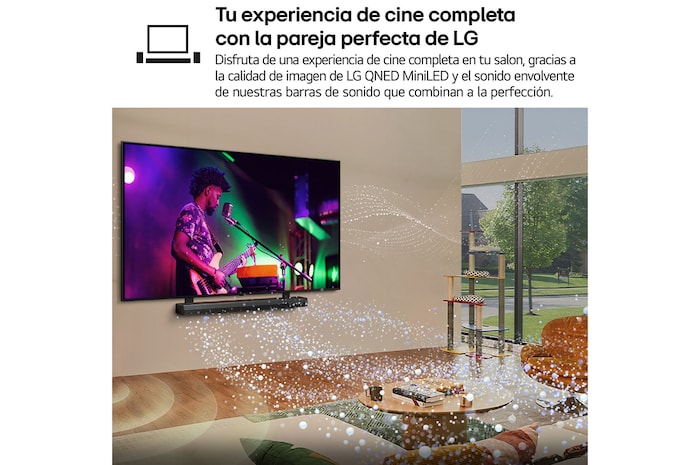 LG Smart TV LG QNED AI QNED84 75 pulgadas 4K 2025, 75QNED84A6C